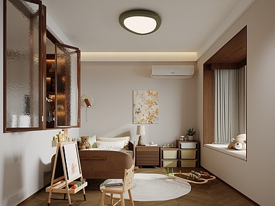 原木风通用儿童房