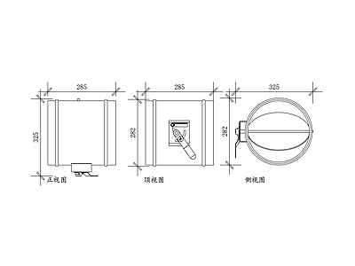 现代五金管件 风阻尼器 调谐阻尼器 减振阻尼器 防风阻尼器 建筑阻尼器 施工图