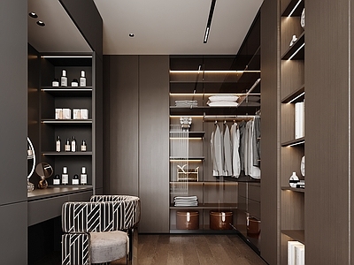 意式极简衣帽间