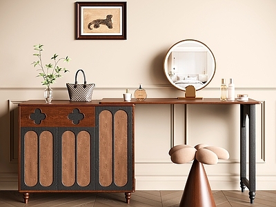 中古风妆台妆凳