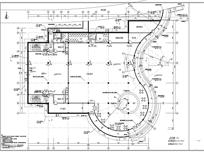 现代其他公共建筑 游客服务中心建筑 施工图