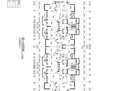 欧式住宅楼建筑 商业用房 施工图