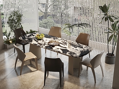 现代简约休闲桌椅 餐桌椅