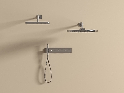 极简花洒 现代淋浴 花洒