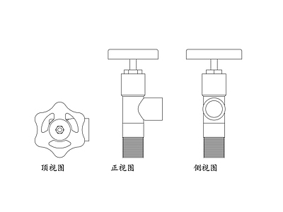 现代五金管件 燃气分气阀 燃气多路阀 燃气集管阀 燃气分配阀 燃气总管阀 施工图
