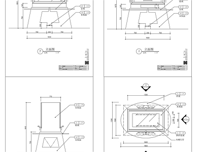 现代家具图库 家具大样图 施工图