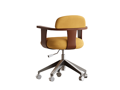 现代简约办公椅 旋转电脑椅 升降人体工学椅 设计师书桌椅 卧室书房椅