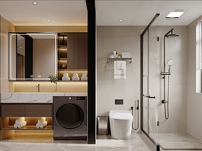 现代简约卫生间