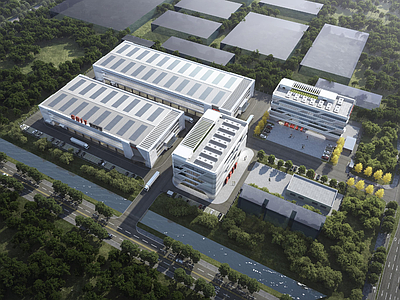 现代主义研发厂房