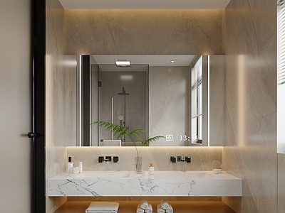 现代简约卫生间