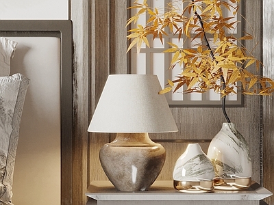 新中式台灯 宋式新中风台灯 台灯组合 艺术台灯 异性台灯 蘑菇灯