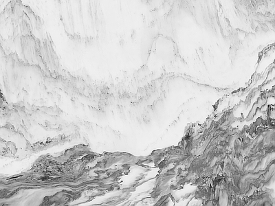 现代其他大理石 山水大理石 白色山水大理石