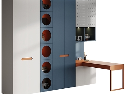 现代简约书桌 衣柜