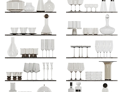 极简摆件组合 摆件