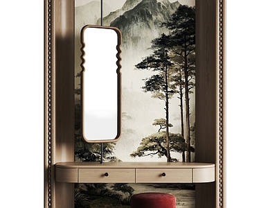 新中式梳妆台 梳妆台