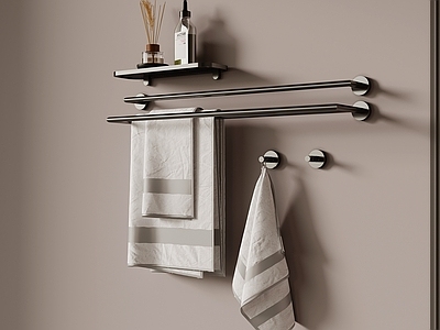 极简毛巾架