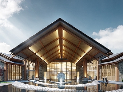 新中式酒店建筑