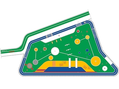 社区儿童区 儿童活动场 施工图