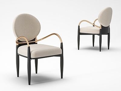 现代轻奢餐椅