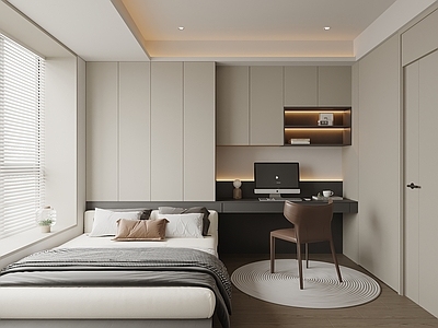 现代简约榻榻米卧室