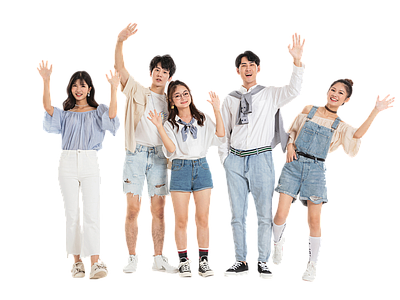 现代其它HDR 免抠人物 学生