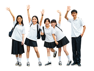 现代其它HDR 免抠人物 学生