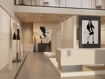 奶油风服装店 服装店 奶油风服装店 现代服装店