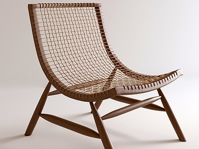 北欧休闲椅 现代原木休闲椅 躺椅