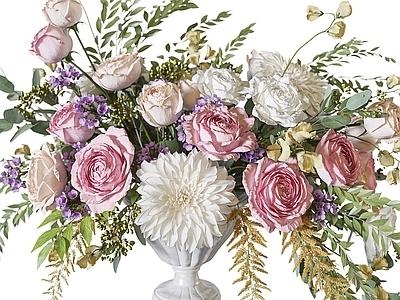 法式花艺 现代花艺花卉 鲜花摆件 插花花艺 鲜花 花瓶花卉