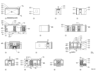 现代门 门立面 施工图