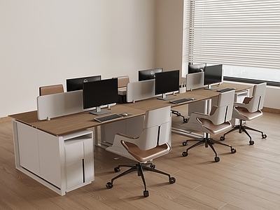 现代简约办公桌椅