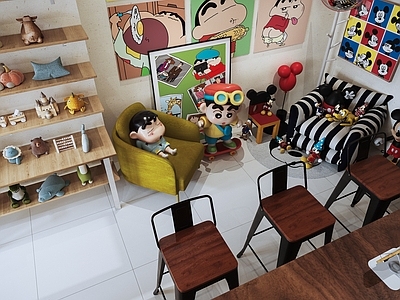 潮玩主题风玩具礼品店 现代儿童玩具店 手办玩具礼品店 潮玩店 网红玩具店 玩具店