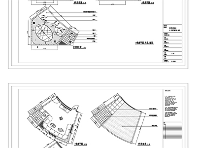 现代其他休闲娱乐空间 包房 施工图