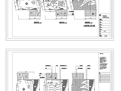 现代其他休闲娱乐空间 包房 施工图