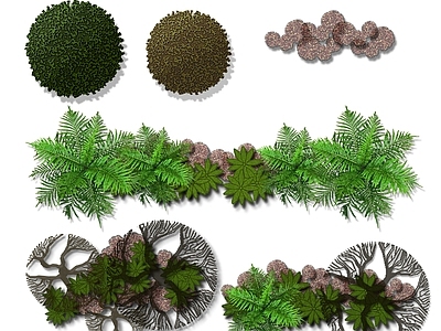 现代其它HDR 平面树木 植物彩平面