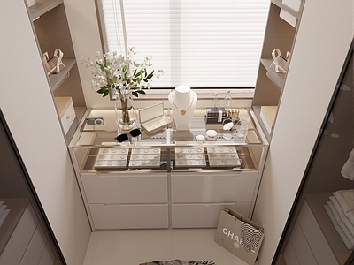 现代简约衣帽间