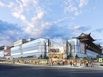 新中式购物中心