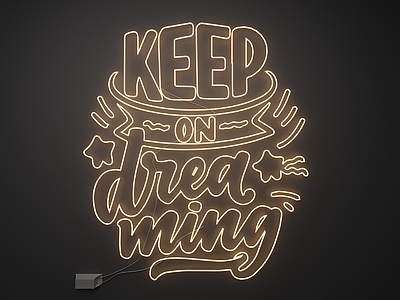 霓虹艺术风霓虹灯