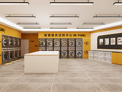 现代简约其他酒店空间 洗衣房设计 洗衣房装修 洗衣间设计 洗衣房布局 酒店洗衣房
