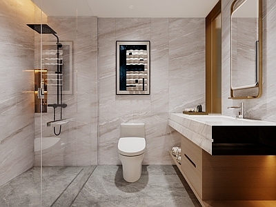 现代简约卫生间