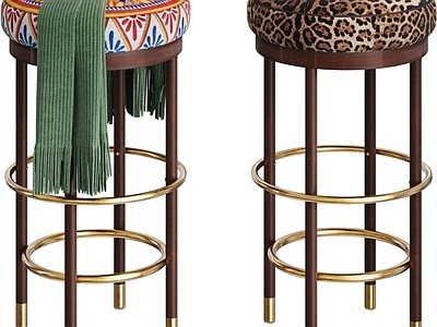 复古混搭吧凳 单椅