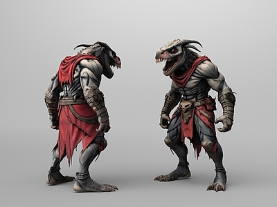 暗黑奇幻风虚拟人物