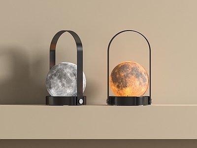 现代简约台灯 现代台灯  月球台灯  月球灯 星球灯