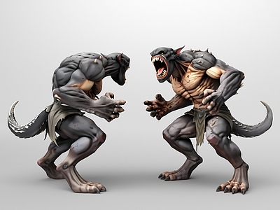 暗黑奇幻风虚拟人物