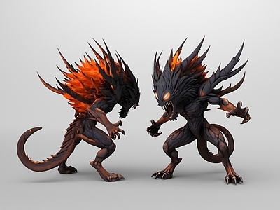 暗黑奇幻风虚拟人物