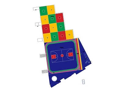 现代幼儿园 儿童活动场 施工图