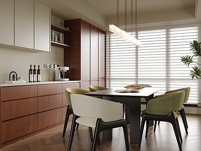 现代简约家居餐厅