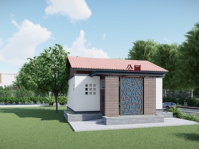 新中式小公建 农村公厕 新建公厕