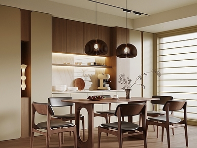 中古风家居餐厅