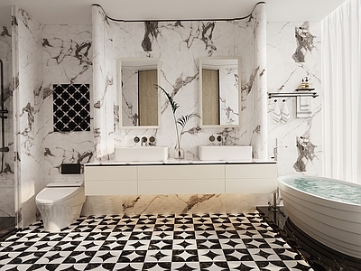 现代轻奢卫生间